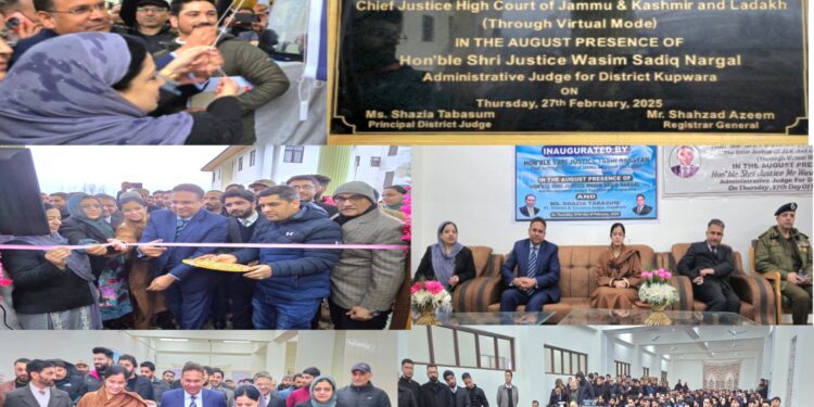 Chief Justice Tashi Rabstan inaugurates New Court Building at Kupwara