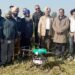 Demonstration of Drone Spraying of Fertilizers held in Village Khour, RS Pura