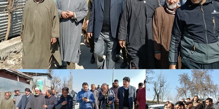 MLA Hilal Akbar Lone conducts extensive tour of Sumbal Subdivision