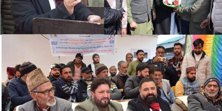 Social Welfare Department organises camp for distribution of essential aids