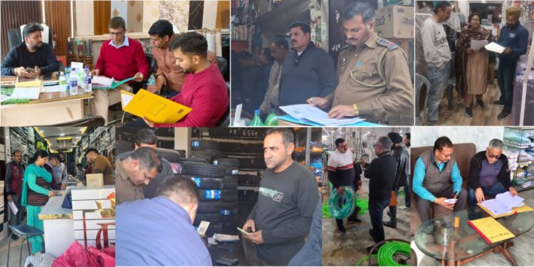 STD enforcement teams continue inspections against sale suppression, fake invoicing across Jammu division