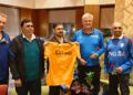 Satish Sharma interacts with KNVB Dutch Football Association Coaches