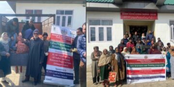 Awareness cum seed distribution prog on potato cultivation held at KVK Shopian