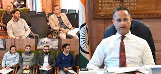 DC Shopian reviews revenue related matters, services in district