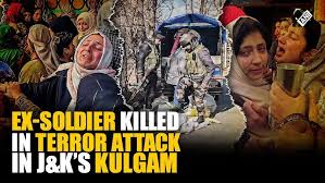 Ex-army soldier killed in Kulgam terrorist attack, his wife, niece injured
