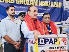 DPAP’s political journey at ‘fag end’ in J&K