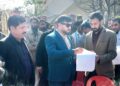 DC Rajouri inspects structures affected by NH construction in Nowshera