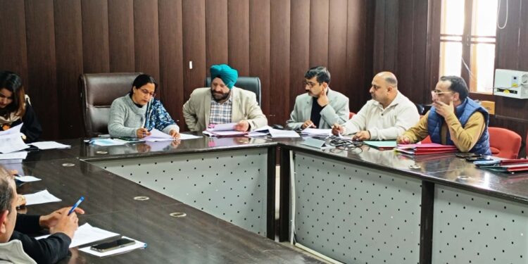 District Level Cooperative Development Committee (DCDC) Meeting held in Samba