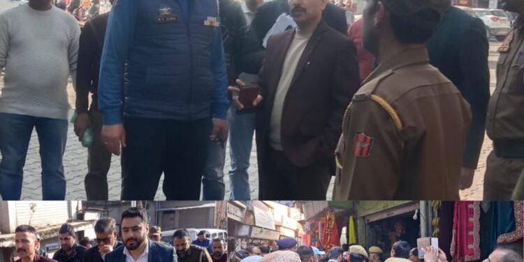 Measures taken to ease traffic congestion in Rajouri Town