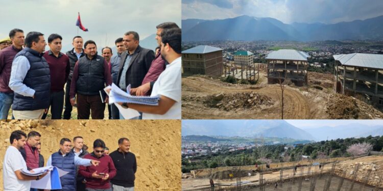 Deputy Commissioner reviews Police Construction Division Works in Kishtwar