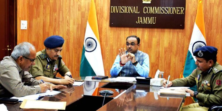 Divisional Commissioner reviews road construction status, traffic movement on NH in Ramban