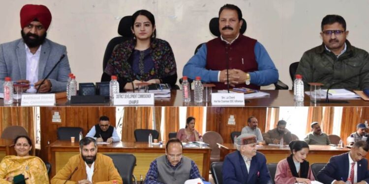DDC Chairperson reviews developmental progress in Udhampur