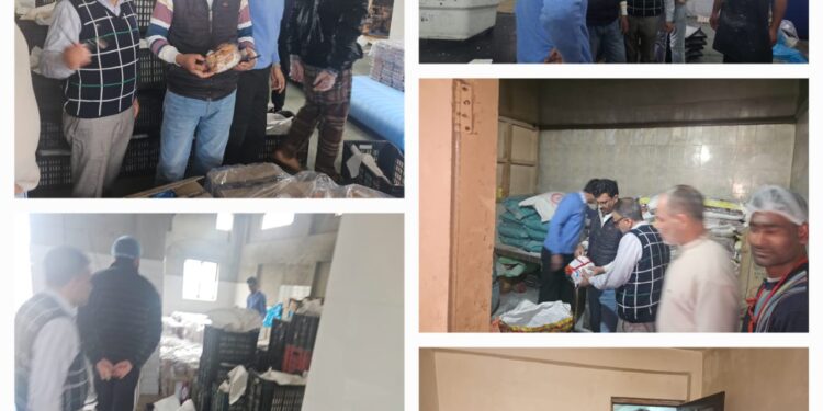 Inspection of various Food Manufacturing units conducted in Srinagar