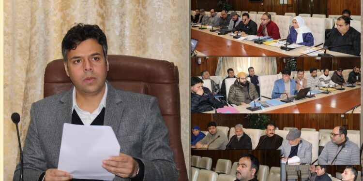 DC Srinagar chairs meeting of District Level Advisory Committee on Food Safety