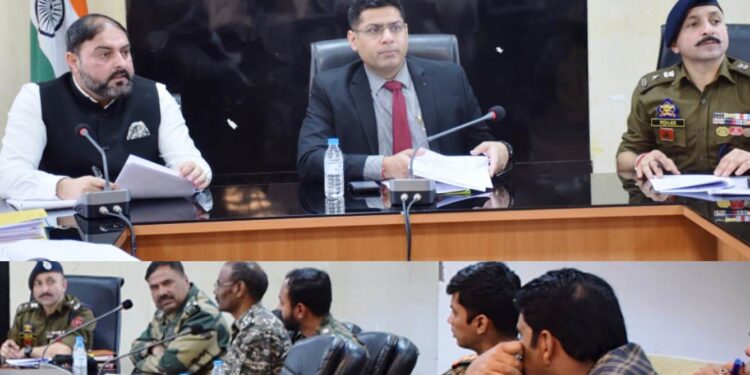 District Level Standing Committee reviews Border Security scenario in Poonch District
