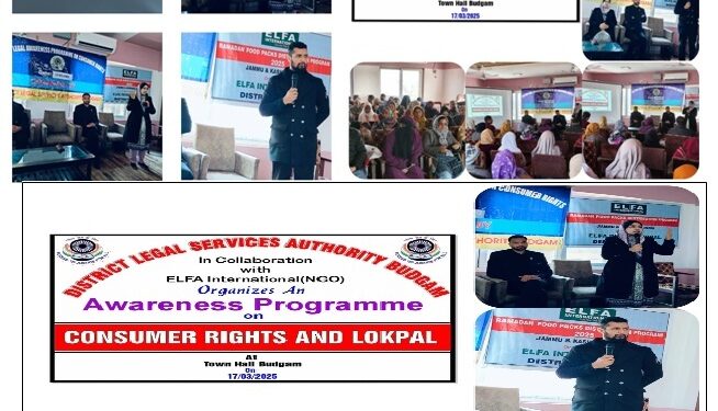 DLSA Budgam conducts awareness programme on Consumer Rights, Lokpal