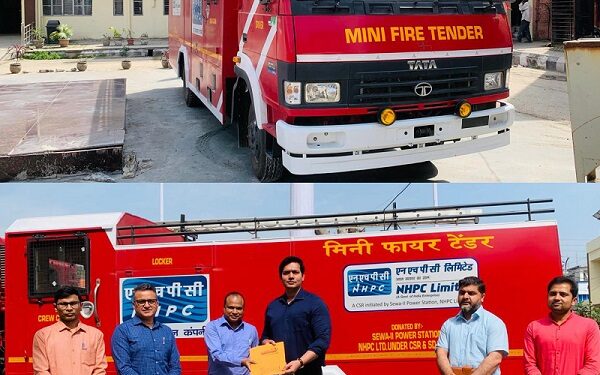 DC Kathua hands over Fire Tender to Fire and Emergency Services Department