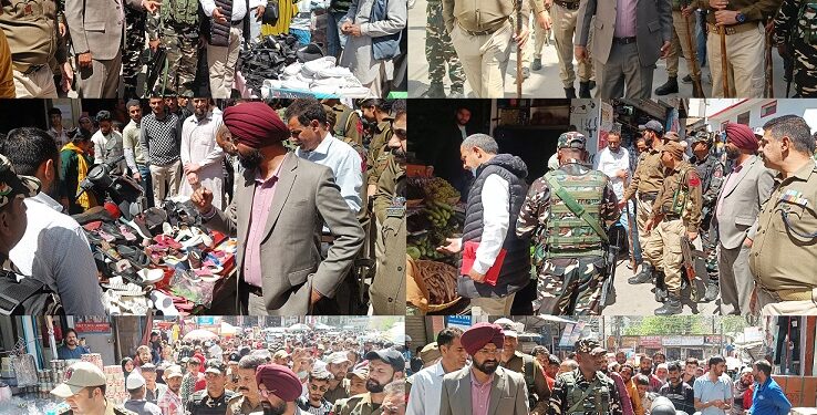 DC conducts market inspection in Doda Town