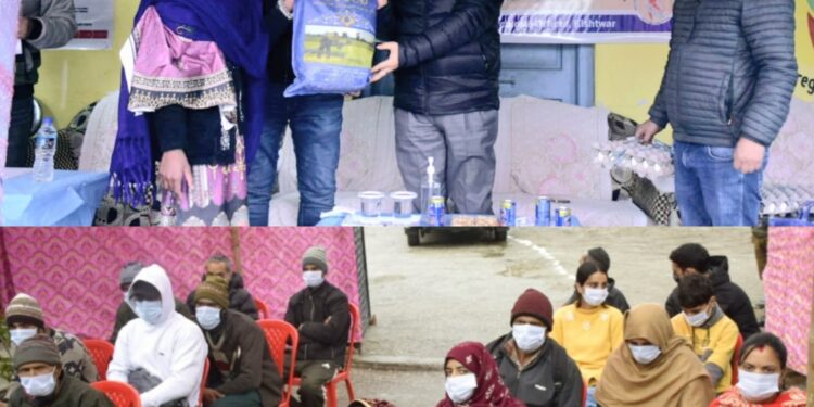 TB Patients provided Nutritional Food Supplement Kits at Kishtwar