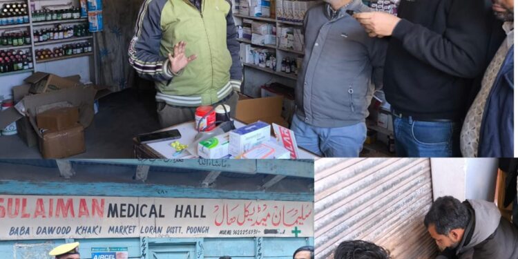 Poonch Admin launches drive to enforce Mandatory Computerized Billing by chemists