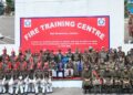 Passing out parade of maiden batch held at Fire Training College Bari Brahmana