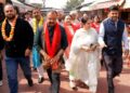MLA Randhawa, JMC Commissioner review Navratra arrangements at Bahu Fort