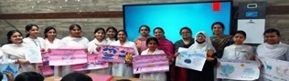 Poster Making Competition on World Water Day held at GCW Parade