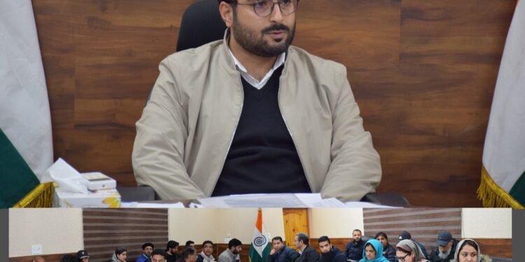 DC Budgam takes reviews progress under District Capex