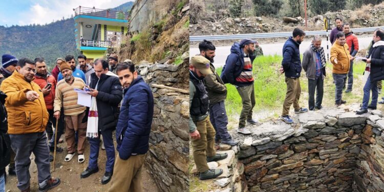 DC Kishtwar inspects MGNREGA, RDD works in Panchayats of Block Mughalmaidan