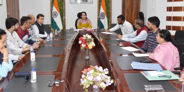DEO Udhampur meets political representatives, gets feedback on electoral process