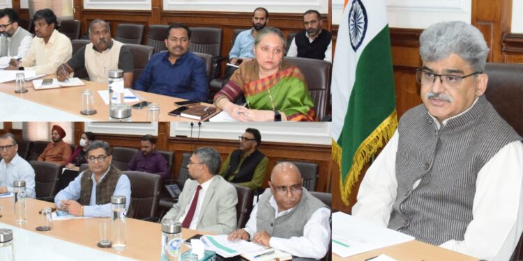 CS asks for creation of GIS based land bank for J&K