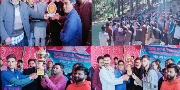 Friend Warriors Dhanori clinches Tantna 1st T-10 Tennis Ball Cricket championship -2025
