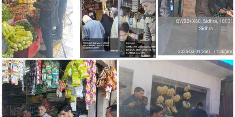 Legal Metrology Department intensifies market inspections across J&K ahead of Holy Month of Ramadan
