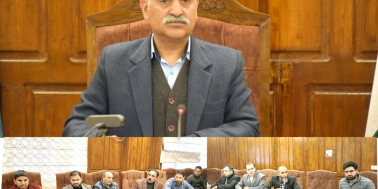 DDC Bandipora reviews Jal Shakti Abhiyan- Catch the Rain 2025