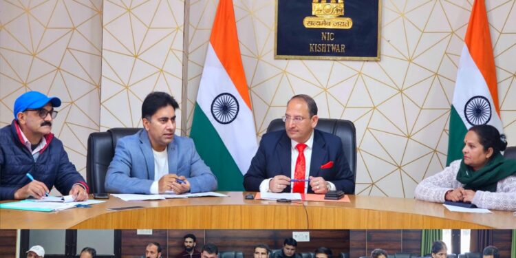 Electoral issues discussed with Political Parties in Kishtwar