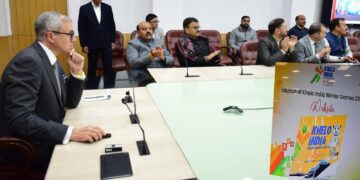CM Omar Abdullah launches website for Khelo India Winter Games 2025