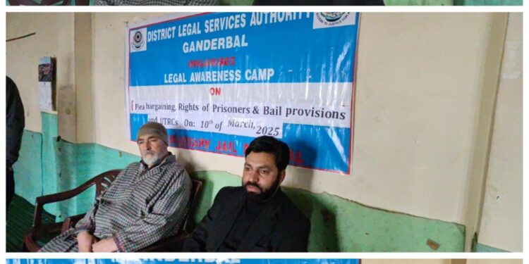 DLSA Ganderbal organizes Legal awareness program at Subsidiary Jail Dignibal