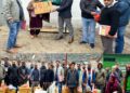 Farmers provided agricultural equipment, seeds under HADP at Paddar