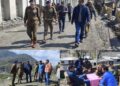DC Ramban inspects restoration work on NH-44, reviews essential services in Banihal