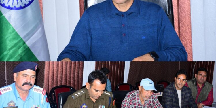 ADC reviews arrangements for holy Navratri festival at Rajouri