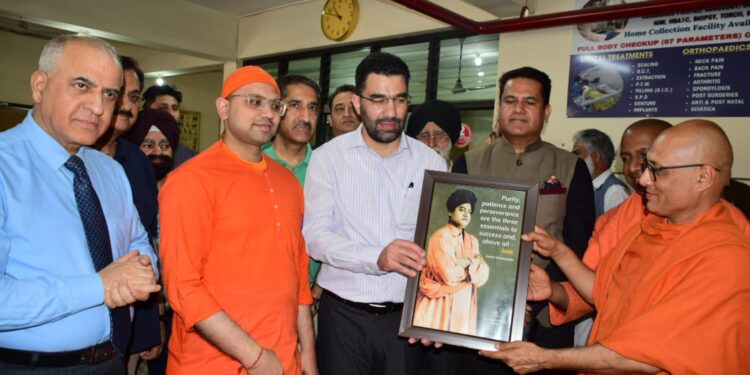 Abid Rasheed inaugurates medical camp at Ramakrishna Mission Medical Centre