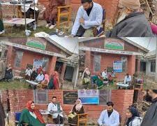 Ayush Shopian conducts NCD Screening Drive at AHWC Sedow