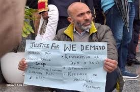 LG’s address:  MLA Langate stages protests over civilian deaths, Article 370