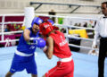 Girls’ Boxing competition held at Indoor Sports Stadium Doda