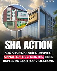SHA de-empanels Shifa Medical Centre on contract expiry