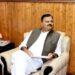 Javed Rana greets people on Navratri