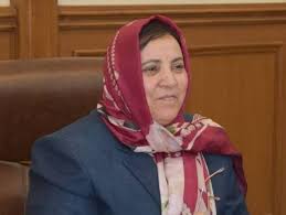 Sakeena Itoo greets people on Eid-ul-Fitr