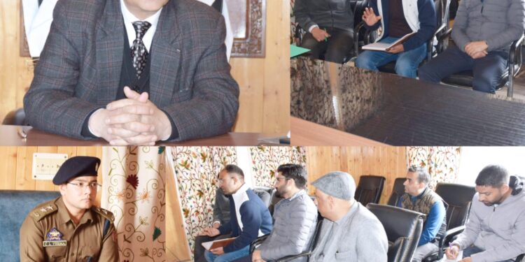 DC Bandipora chairs Road Safety meeting