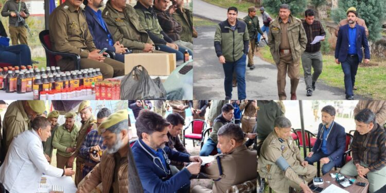 Ayush Department organises medical checkup cum awareness programme at IRP Camp Parnote