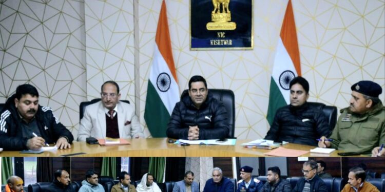 DC Kishtwar reviews arrangements for Holi celebration